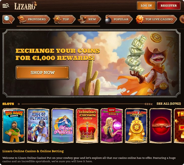 Guide to lizaro casino